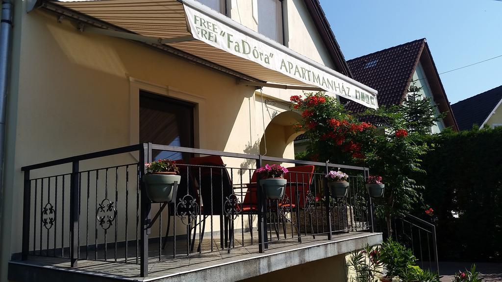 Fadora Apartman Tihany Dış mekan fotoğraf